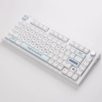 141 Капачка за комбинации PBT Keycaps за геймърска механична клавиатура MX Switch Simple White Set Theme XDA Profile Сублимационный капачка за ключове със собствените си ръце