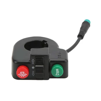 QS-S4 72V с LCD дисплей на педала на газта с палеца + комплект бутони за превключване Само за електрически скутер Zero 11X с 6-пинов дисплей