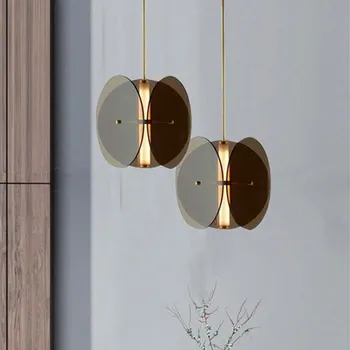 Модерен засводени окачен лампа в стил loft, окачена лампа от скандинавския стъкло, трапезария, кухня, домашно индустриален декор, домашно осветление