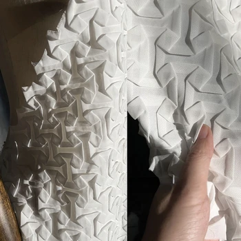 Плиссированная шифоновая плат Дизайнерски тъканта Мека удобна Плат на Едро на Облекло Материал за шиене с ръце По м