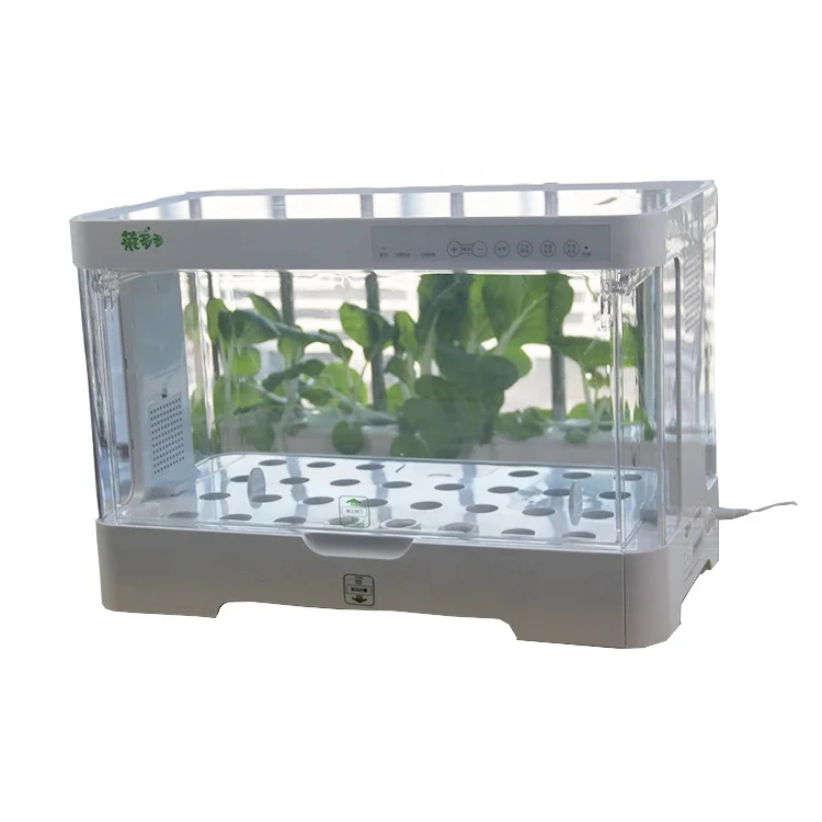 Интелигентен гидропонный кутия за вътрешни градина, обзавеждане за беспочвенного отглеждане, сеялка с led подсветка - 0