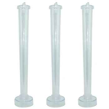 3X Форми за свещи Трайни форми за свещи За производство на свещи Класическа Висока Конусовидна форма