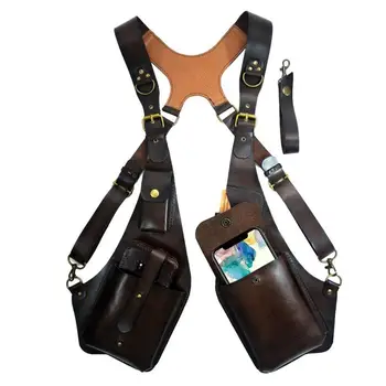 Чанта с наплечной кобур Скрито съхранение на наплечной кобур с джоб за джобна кобури телефон Чанта с наплечной кобур за почивка